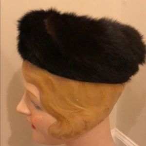 Vintage mink hat